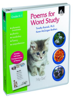 cover image of Poems for Word Study